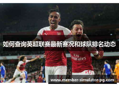 如何查询英超联赛最新赛况和球队排名动态 如何查询英超联赛最新赛况和球队排名动态