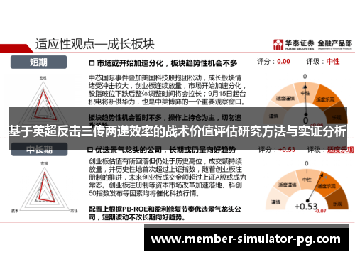 基于英超反击三传两递效率的战术价值评估研究方法与实证分析